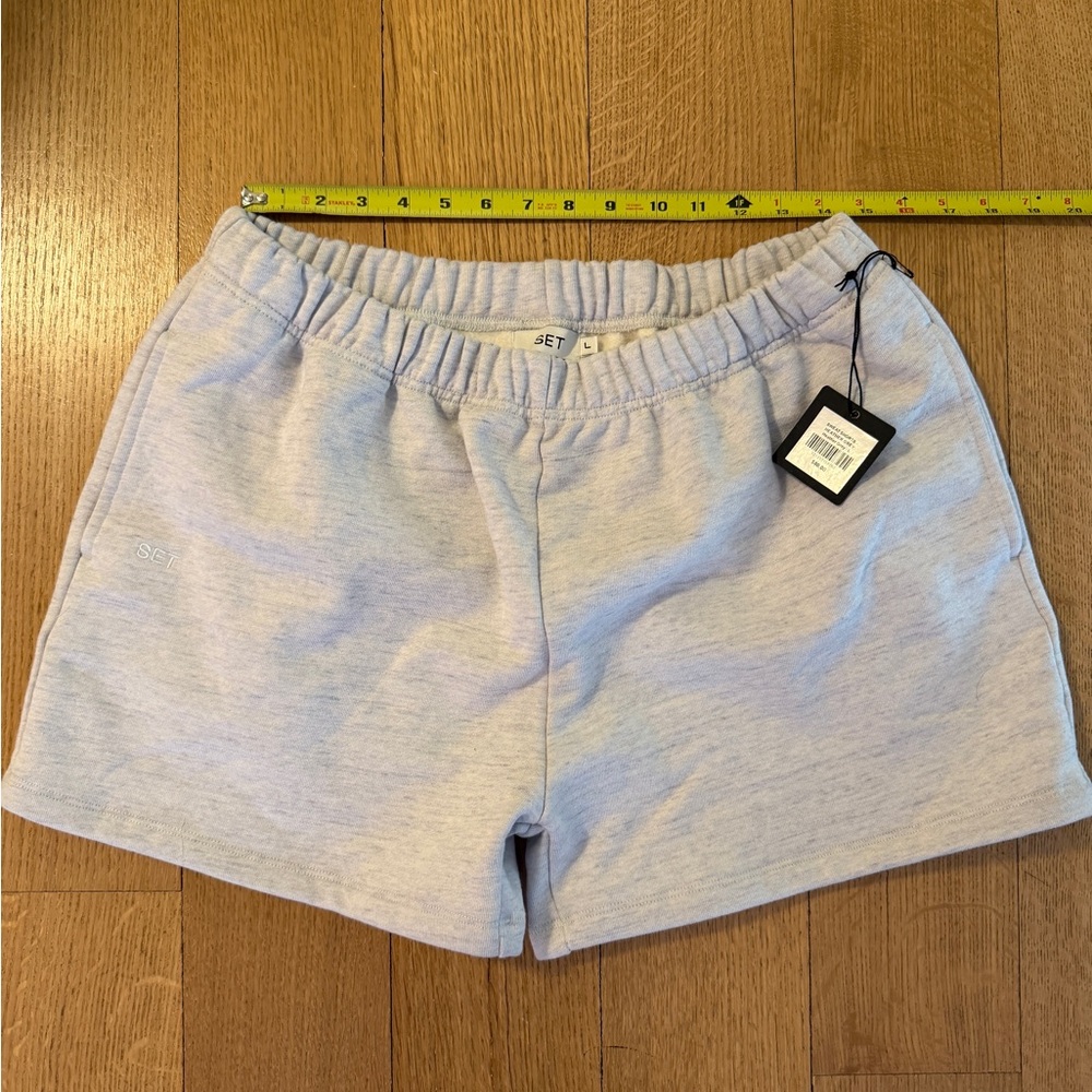 SET Active Light Gray Athletic Shorts